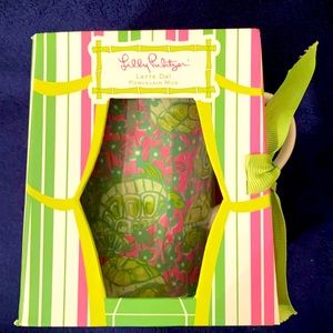 Lilly Pulitzer Porcelain Mug Desert Tort BNinBox